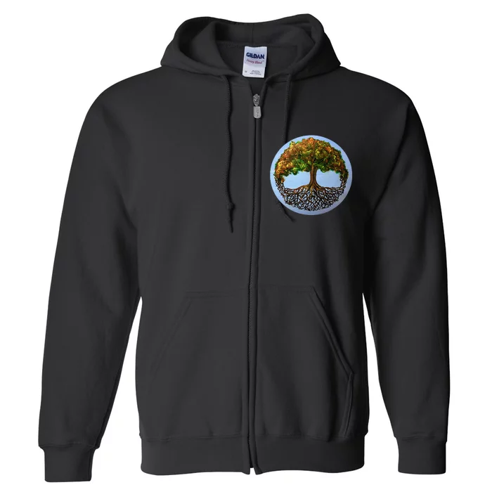 Tree Of Life Painting Full Zip Hoodie