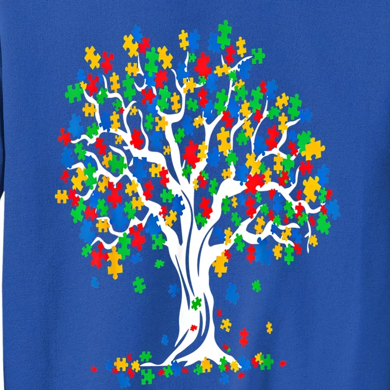 Tree Of Life Autism Awareness Month Funny Asd Supporter Funny Gift Sweatshirt