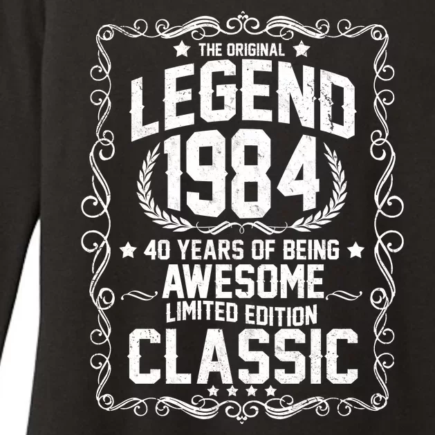 The Original Legend 1984 40th Birthday Womens CVC Long Sleeve Shirt