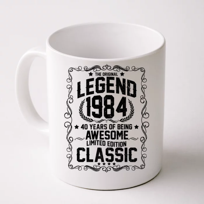 The Original Legend 1984 40th Birthday Front & Back Coffee Mug