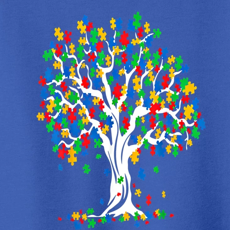 Tree Of Life Autism Awareness Month Funny Asd Supporter Funny Gift Toddler T-Shirt