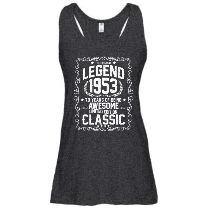 The Original Legend 1953 70th Birthday Ladies Essential Flowy Tank