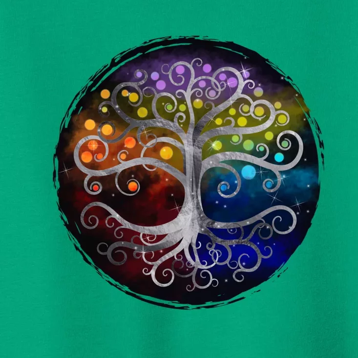 Tree Of Life Silver Swirl Toddler T-Shirt