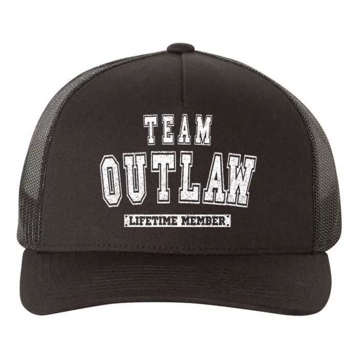 Team Outlaw Lifetime Member Family Last Name Yupoong Adult 5-Panel Trucker Hat