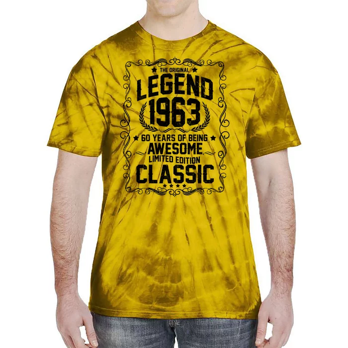 The Original Legend 1963 60th Birthday Tie-Dye T-Shirt