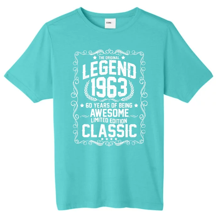 The Original Legend 1963 60th Birthday ChromaSoft Performance T-Shirt