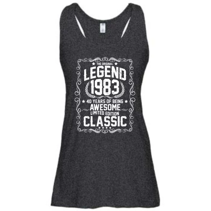 The Original Legend 1983 40th Birthday Ladies Essential Flowy Tank