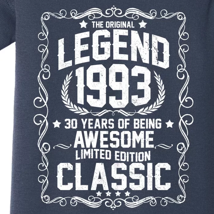 The Original Legend 1993 30th Birthday Baby Bodysuit