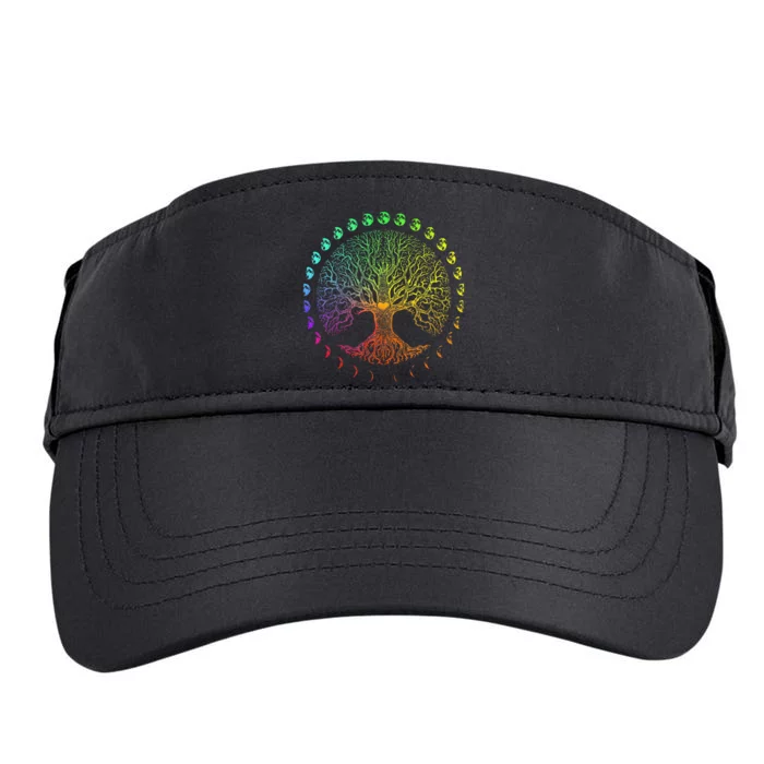 Tree Of Life Phases Of The Moon Gift Adult Drive Performance Visor