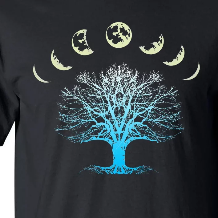 Tree Of Life Spiritual Moonphases For Yoga Tall T-Shirt