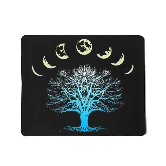 Tree Of Life Spiritual Moonphases For Yoga Mousepad