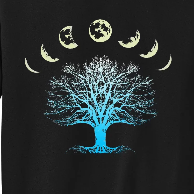 Tree Of Life Spiritual Moonphases For Yoga Tall Sweatshirt