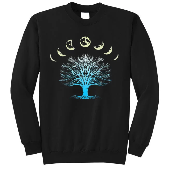 Tree Of Life Spiritual Moonphases For Yoga Tall Sweatshirt