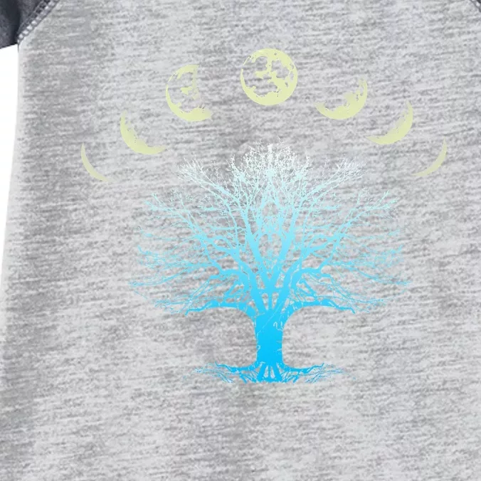 Tree Of Life Spiritual Moonphases For Yoga Infant Baby Jersey Bodysuit