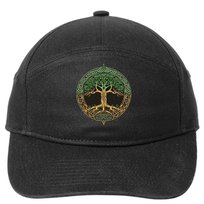 Tree Of Life Yggdrasil 7-Panel Snapback Hat