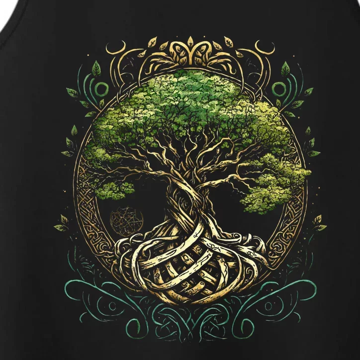 Tree Of Life Viking Midgard Thor Walhalla Performance Tank