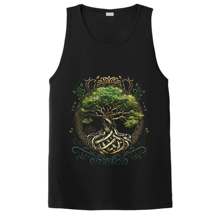 Tree Of Life Viking Midgard Thor Walhalla Performance Tank