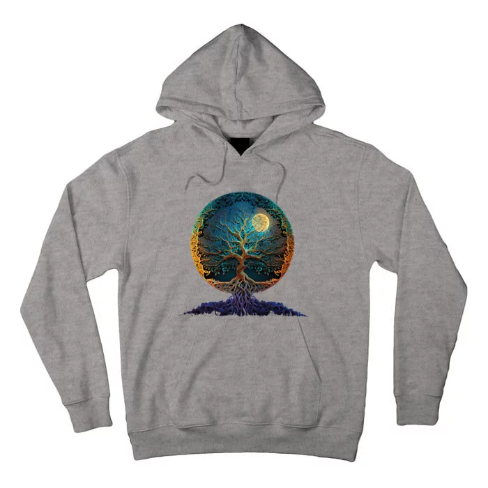 Tree Of Life Yoga Zen Namaste Meditation Tall Hoodie