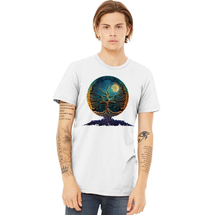 Tree Of Life Yoga Zen Namaste Meditation Premium T-Shirt