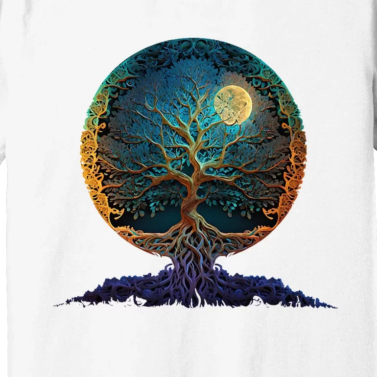 Tree Of Life Yoga Zen Namaste Meditation Premium T-Shirt