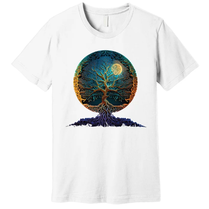 Tree Of Life Yoga Zen Namaste Meditation Premium T-Shirt