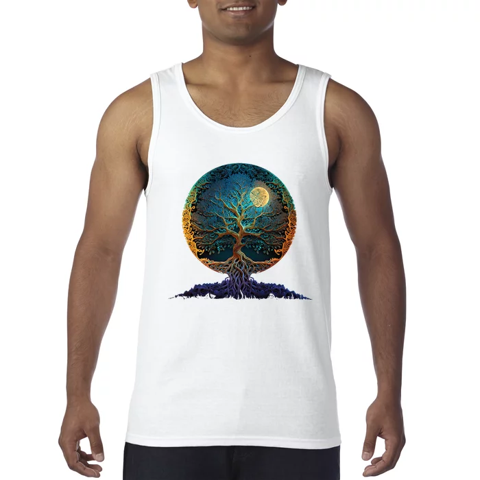 Tree Of Life Yoga Zen Namaste Meditation Tank Top