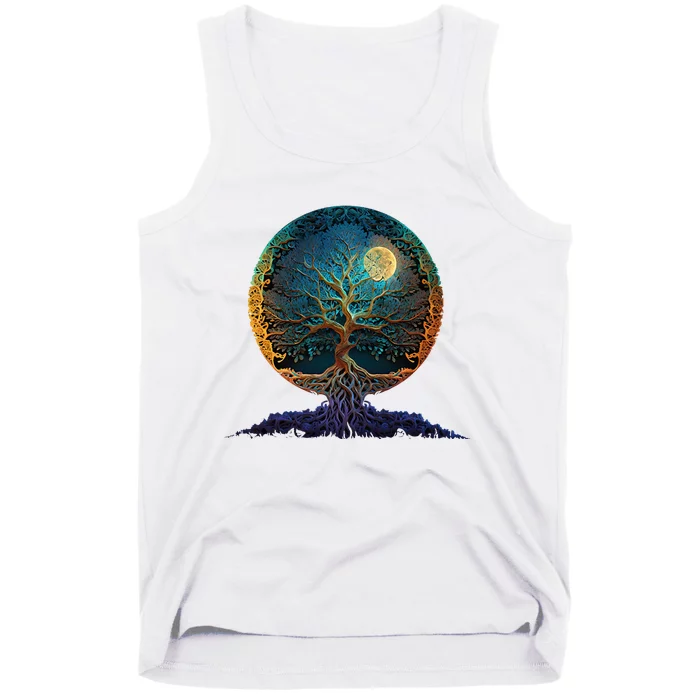 Tree Of Life Yoga Zen Namaste Meditation Tank Top