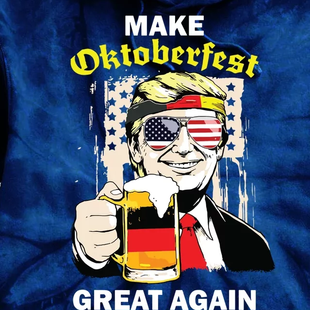 Trump Octoberfest Make Oktoberfest Great Again German Tie Dye Hoodie