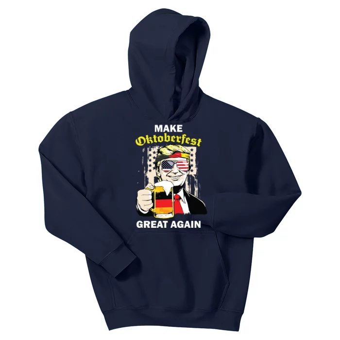 Trump Octoberfest Make Oktoberfest Great Again German Kids Hoodie