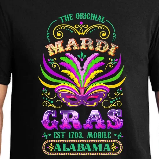 The Original Mardi Gras Mobile Alabama 1703 Pajama Set