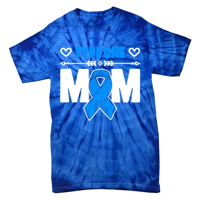 Type One Mom Diabetes Warrior Diabetic Diabetes Awareness Cute Gift Tie-Dye T-Shirt