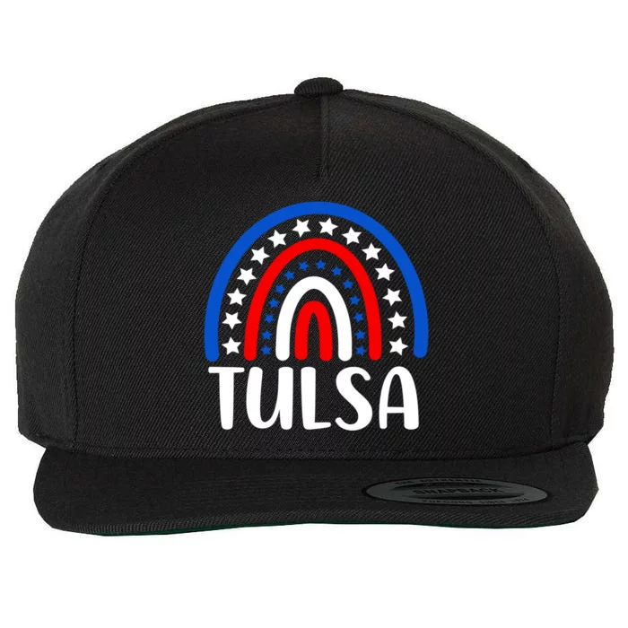 Tulsa Oklahoma Meaningful Gift I Love Tulsa Oklahoma Usa Funny Gift Wool Snapback Cap