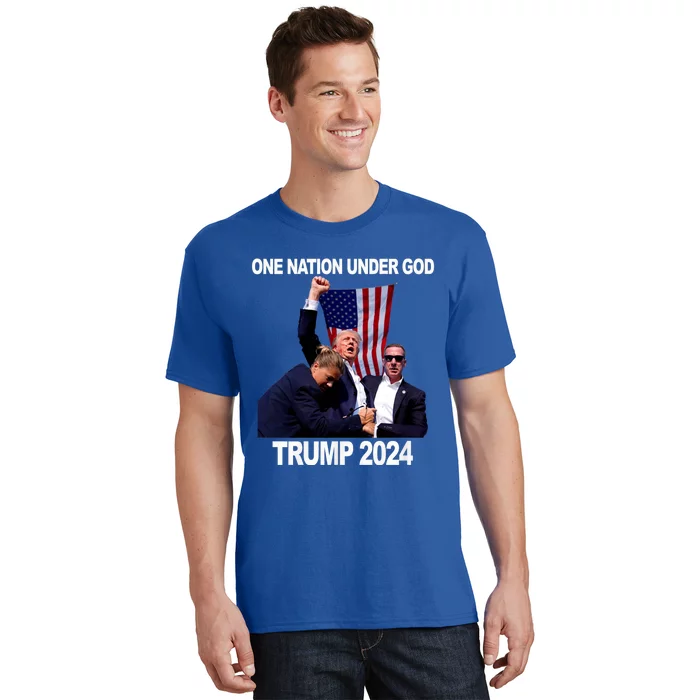 Trump One Nation Under God Trump 2024 Fight 2024 T-Shirt