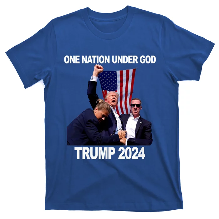 Trump One Nation Under God Trump 2024 Fight 2024 T-Shirt