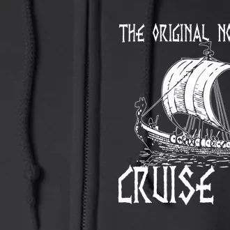 The Original Norwegian Cruise Line Gift Viking Ship Cruise Line Viking Lover Full Zip Hoodie