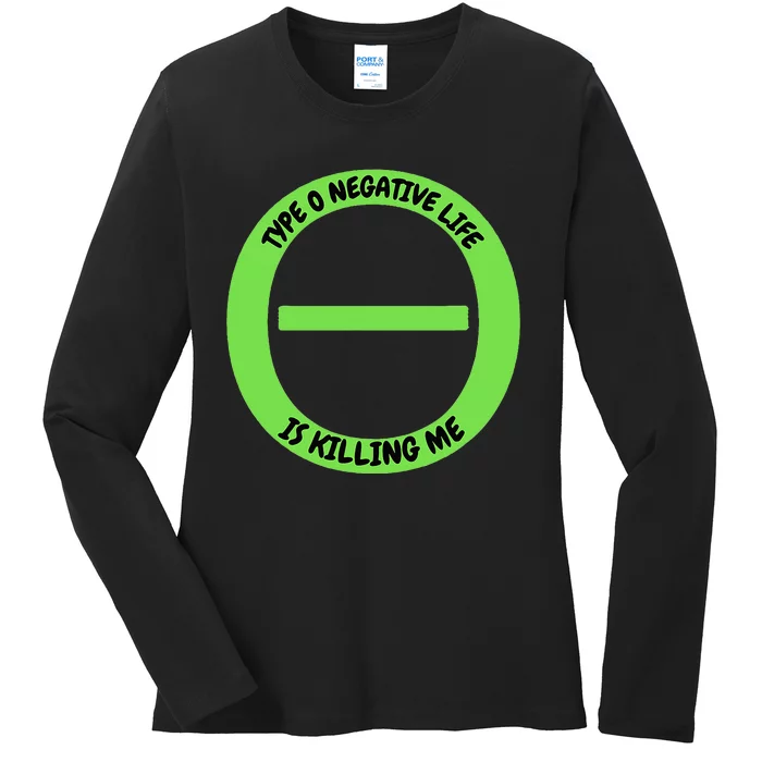 Type O Negative Life Is Killing Me Ladies Long Sleeve Shirt