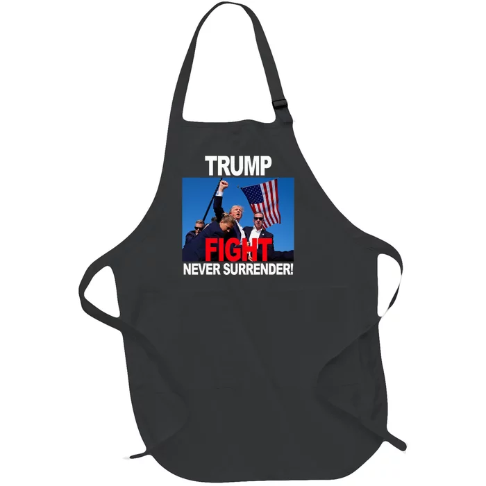 Trump One Nation Under God.Trump 2024.Fight 2024 Full-Length Apron With Pocket