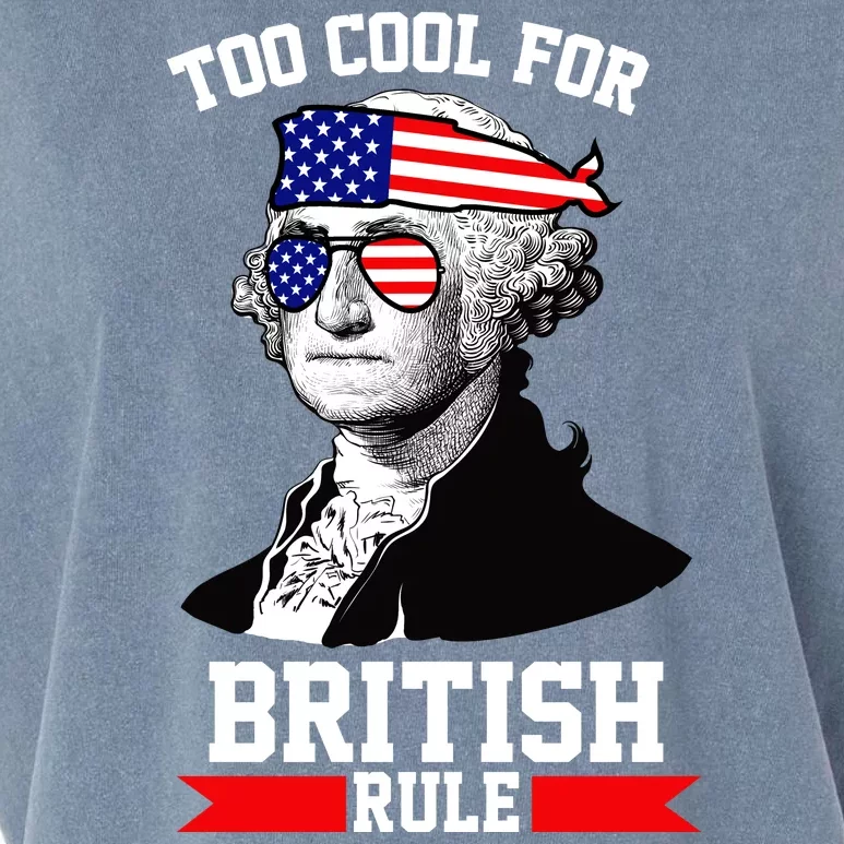 Too Cool For British Rule Garment-Dyed Women's Muscle Tee