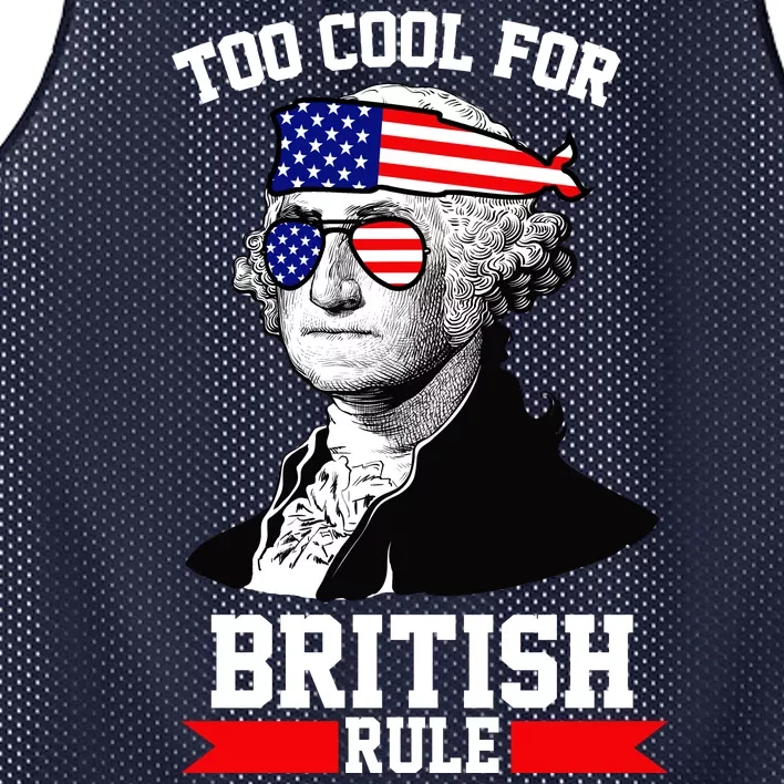 Too Cool For British Rule Mesh Reversible Basketball Jersey Tank