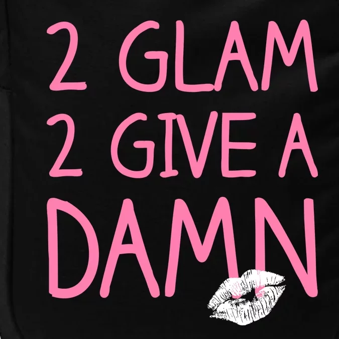 Too Glam To Give A Damn Lipstick Kiss Mark Impact Tech Backpack