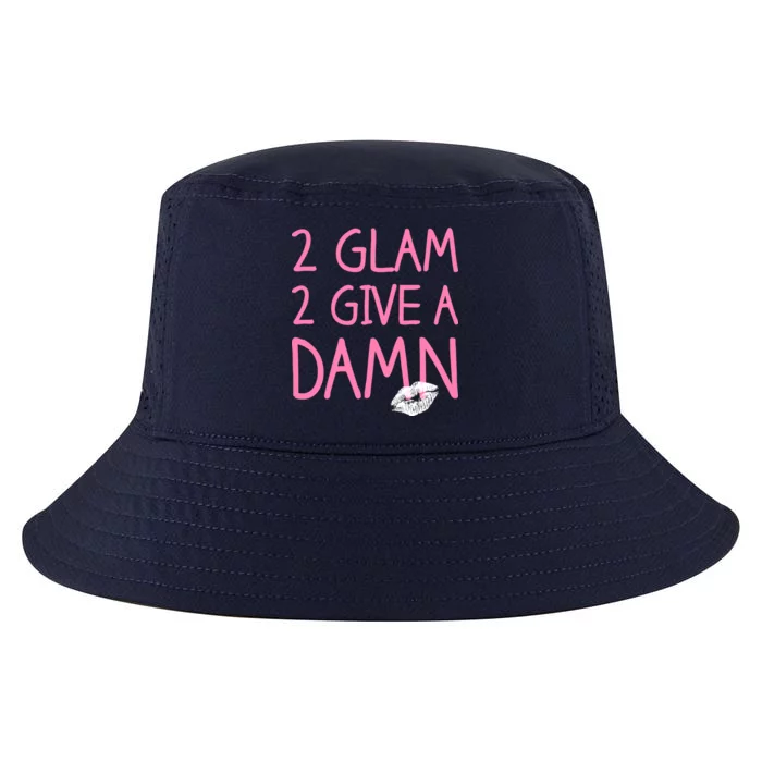 Too Glam To Give A Damn Lipstick Kiss Mark Cool Comfort Performance Bucket Hat