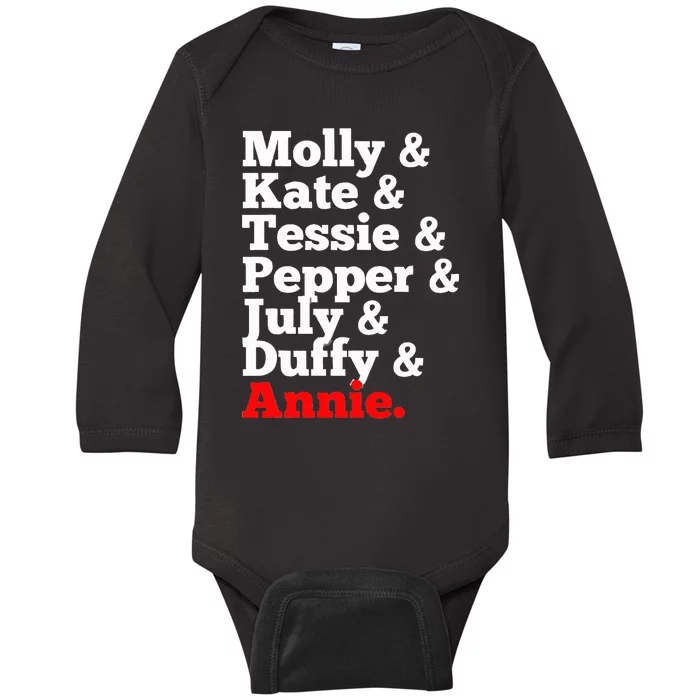 The Orphans Of Annie Baby Long Sleeve Bodysuit