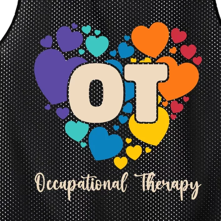 Therapist Ot Occupational Therapy Mesh Reversible Basketball Jersey Tank