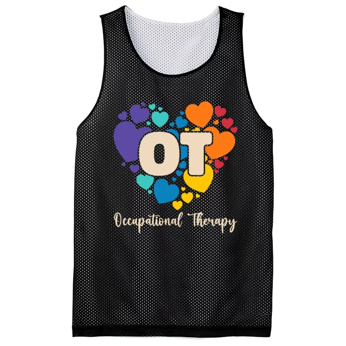 Therapist Ot Occupational Therapy Mesh Reversible Basketball Jersey Tank