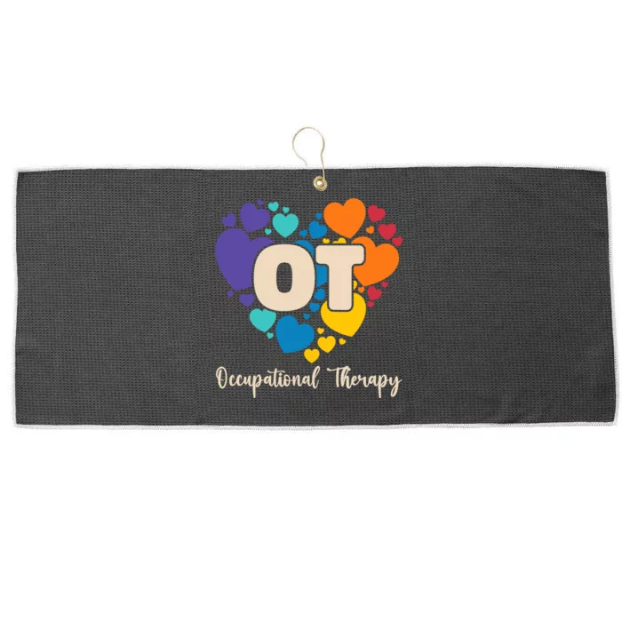 Therapist Ot Occupational Therapy Large Microfiber Waffle Golf Towel