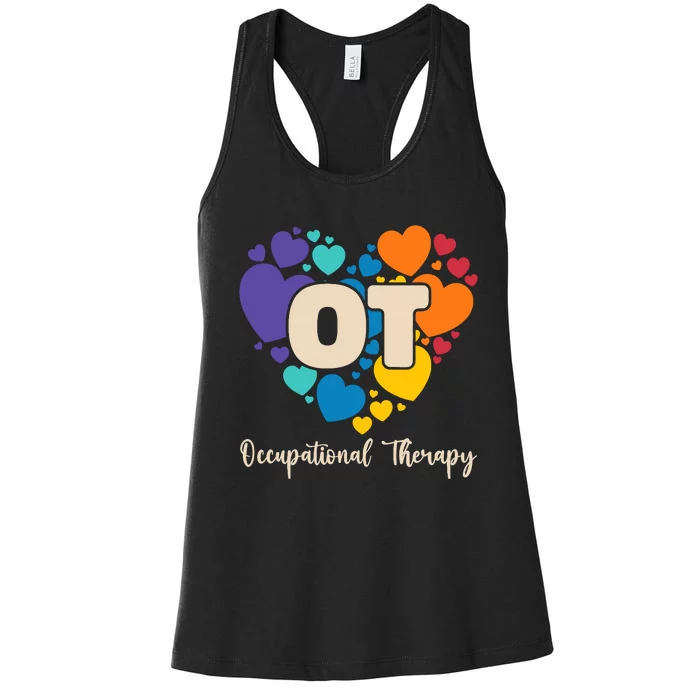 Therapist Ot Occupational Therapy Women's Racerback Tank