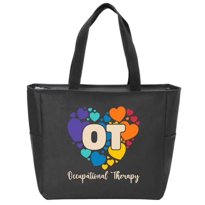 Therapist Ot Occupational Therapy Zip Tote Bag