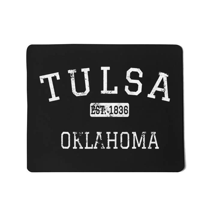 Tulsa Oklahoma OK Vintage Mousepad