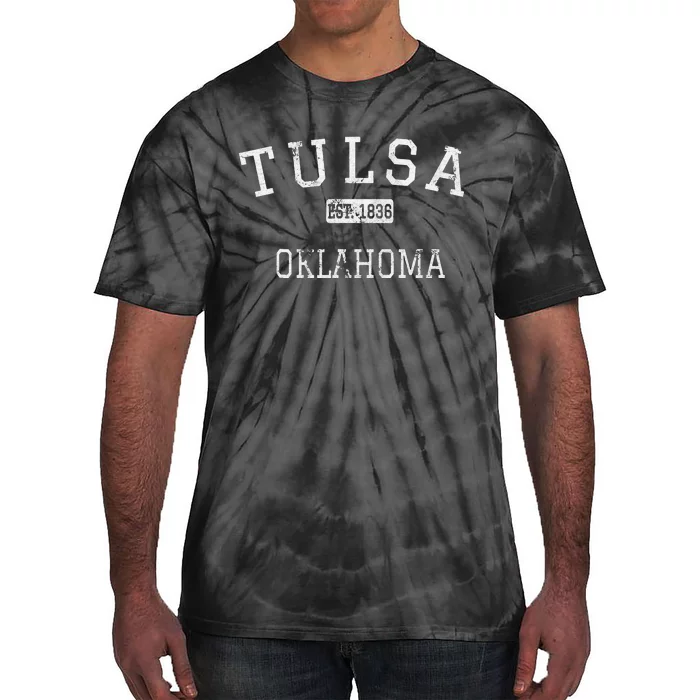 Tulsa Oklahoma OK Vintage Tie-Dye T-Shirt