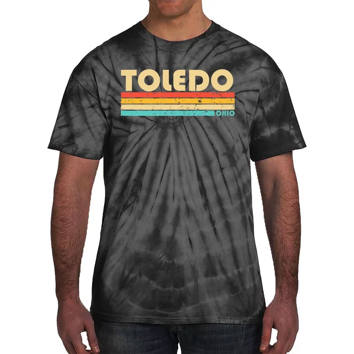 Toledo Oh Ohio Funny City Home Roots Tie-Dye T-Shirt